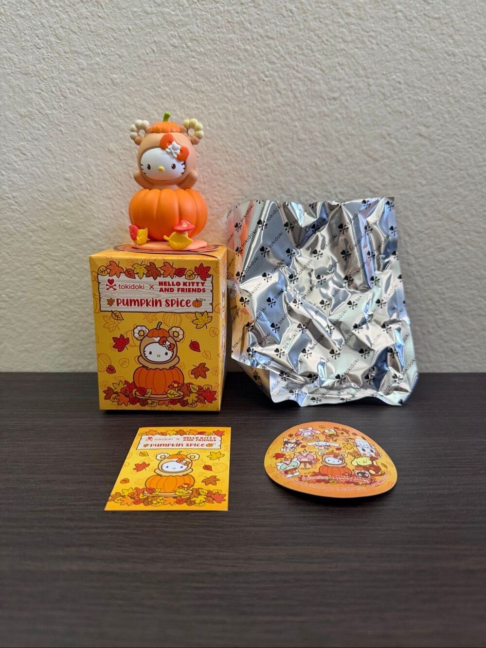 Tokidoki x Hello Kitty & Friends Pumpkin Spice Blind Box Figure - Hello Kitty